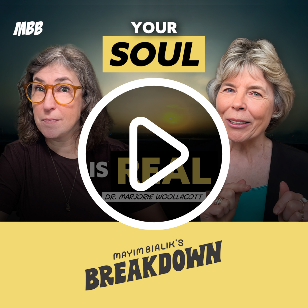 Marjorie Woollacott with Dr. Mayim Bialik - breakdown